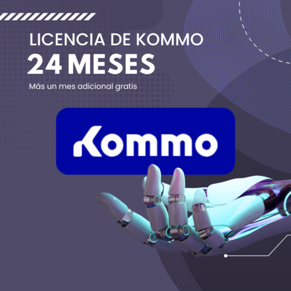 24 + 1 meses de Kommo - 1 usuario